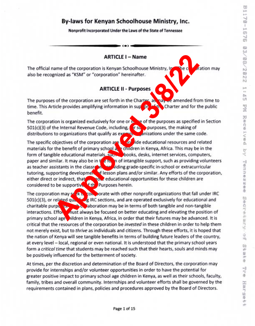 By-Laws